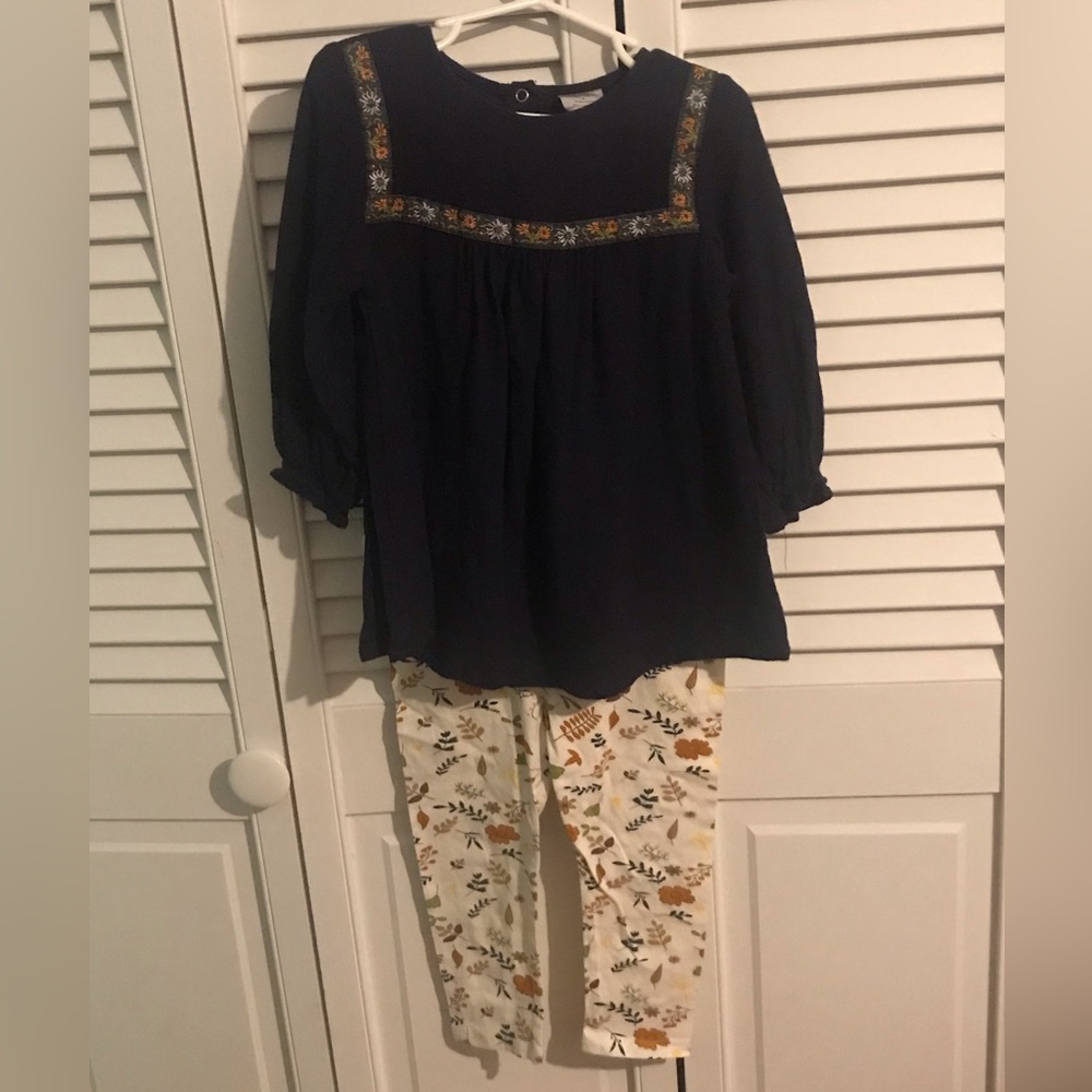 Girls matching set for fall size 5